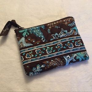 Vera Bradley Zip Pouch | Java Blue